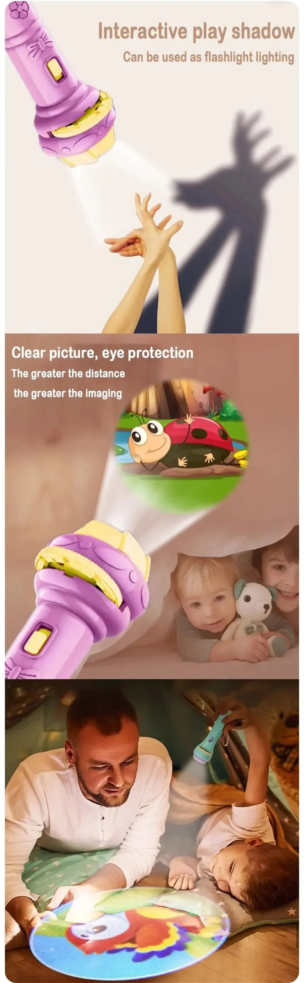 Children Flashlight Projector toy